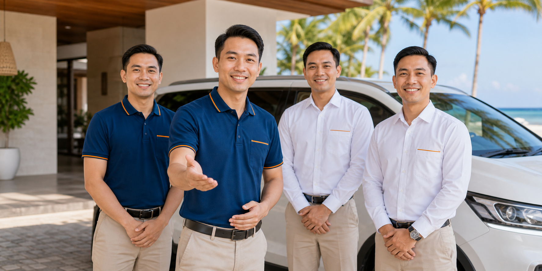 Mui Ne Go Travel team welcoming guests