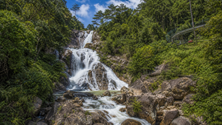 Datanla Waterfall travel image for Mui Ne Go