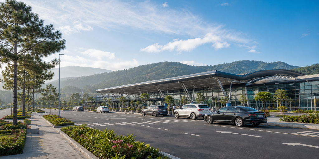 Lien Khuong airport pickup near Da Lat highlands