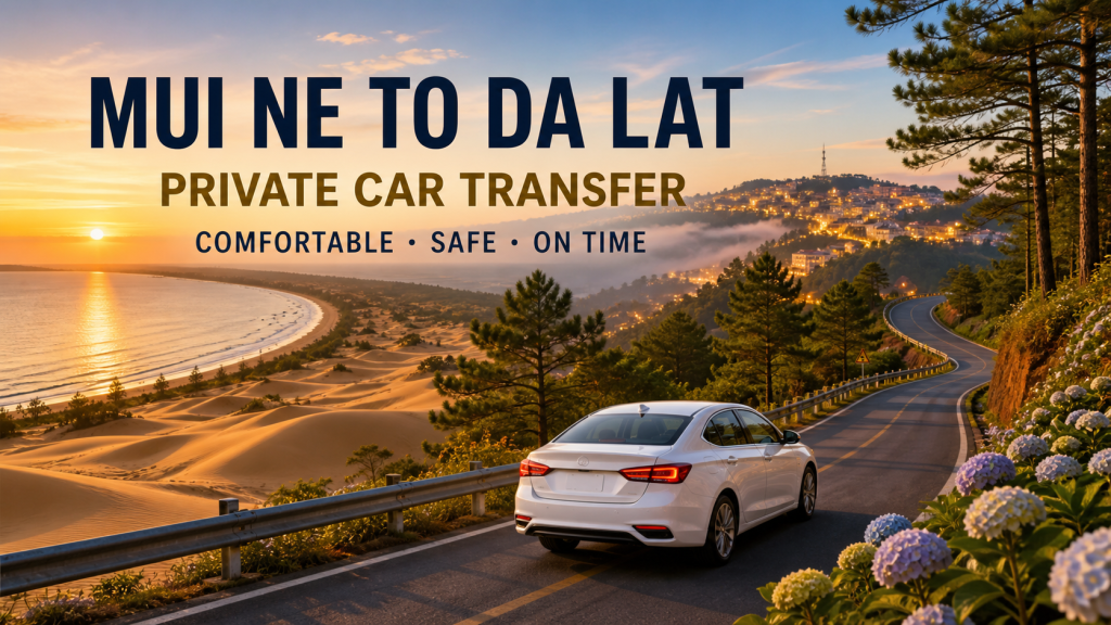 Mui Ne to Da Lat Private Car Transfer